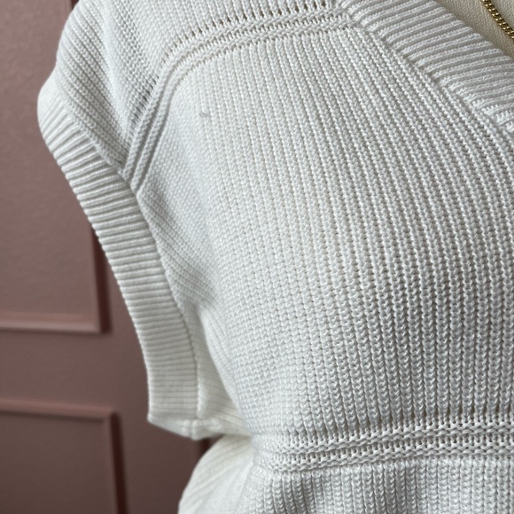 Vntg Wilson Tennis White V-Neck Sweater Vest Size L - Picture 3 of 11